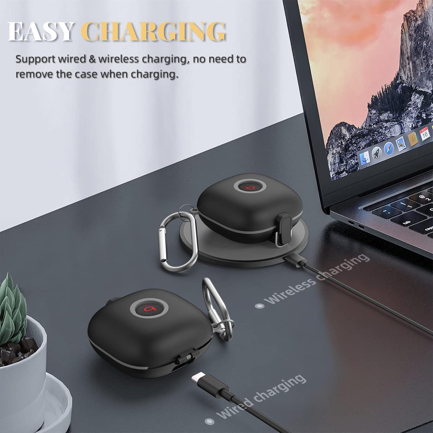 Funda de bloqueo WOFRO para Beats Fit Pro - TPU Negro