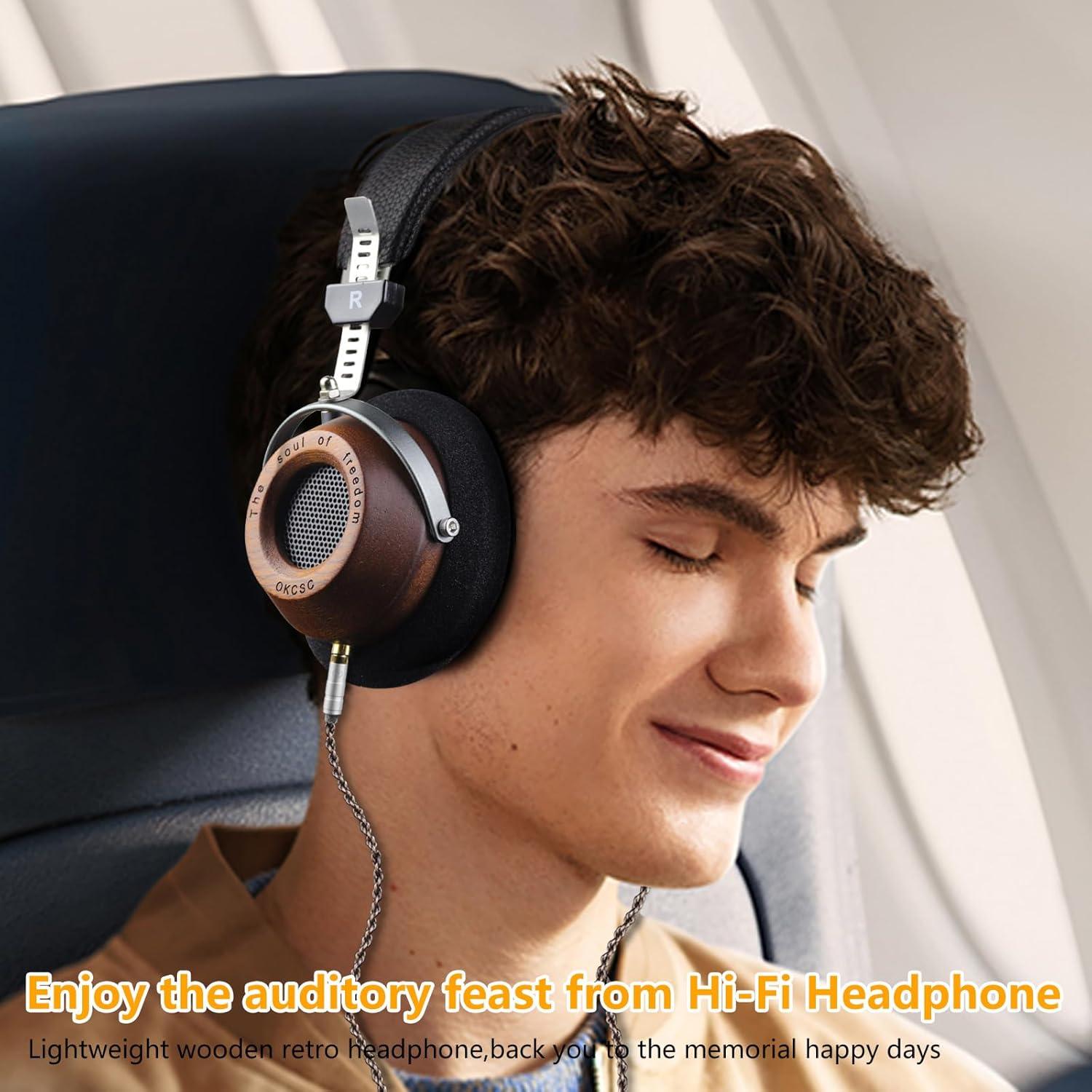 Auriculares sobre la oreja OKCSC M1 Pro con cable 40mm