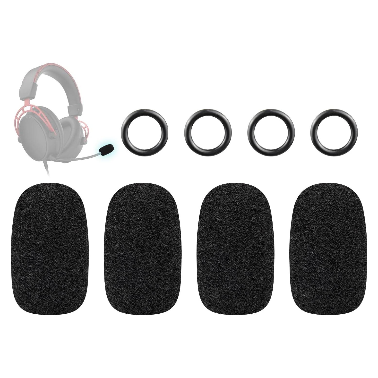 Filtro Pop de Espuma SOULWIT para Micrófono de Auriculares - Negro