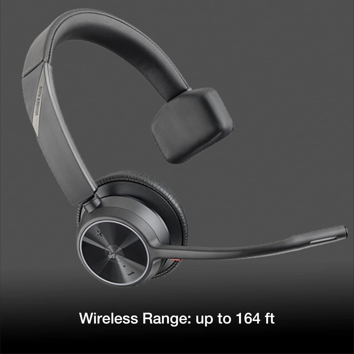 Auricular Mono Inalámbrico Bluetooth Poly Voyager 4310 UC USB-A