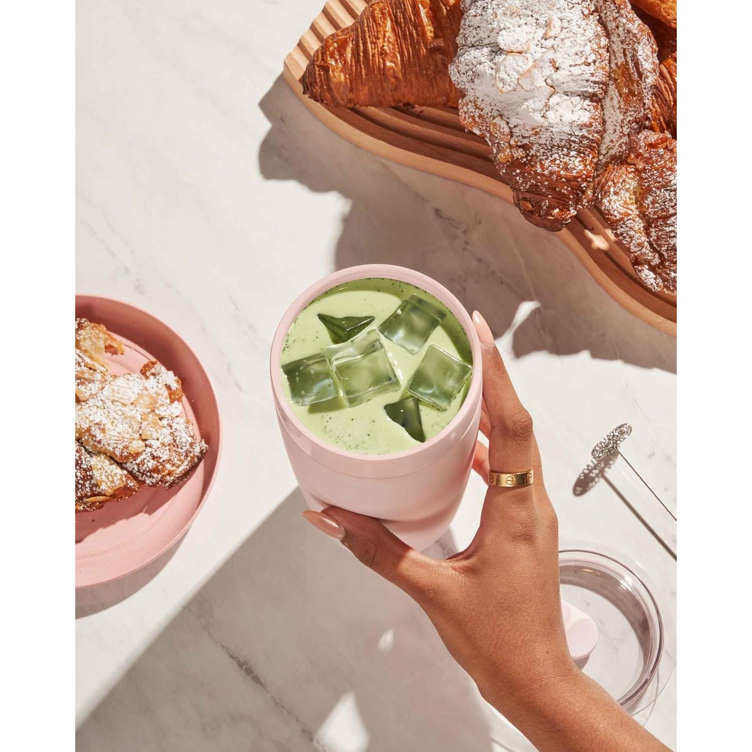 Vaso Aislado W&P Porter 20 oz Cerámica Rosa Apto Lavavajillas