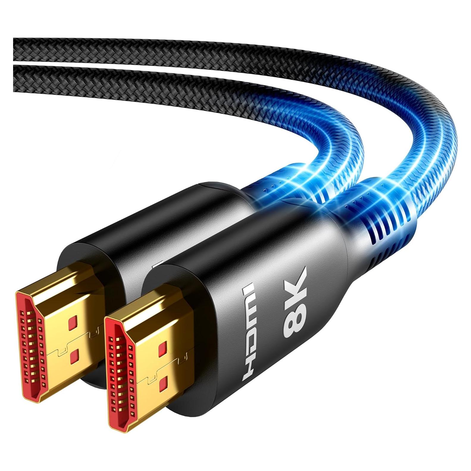 Cable HDMI Corto Highwings 8K 0.46m Ultra 48Gbps 4K@120Hz