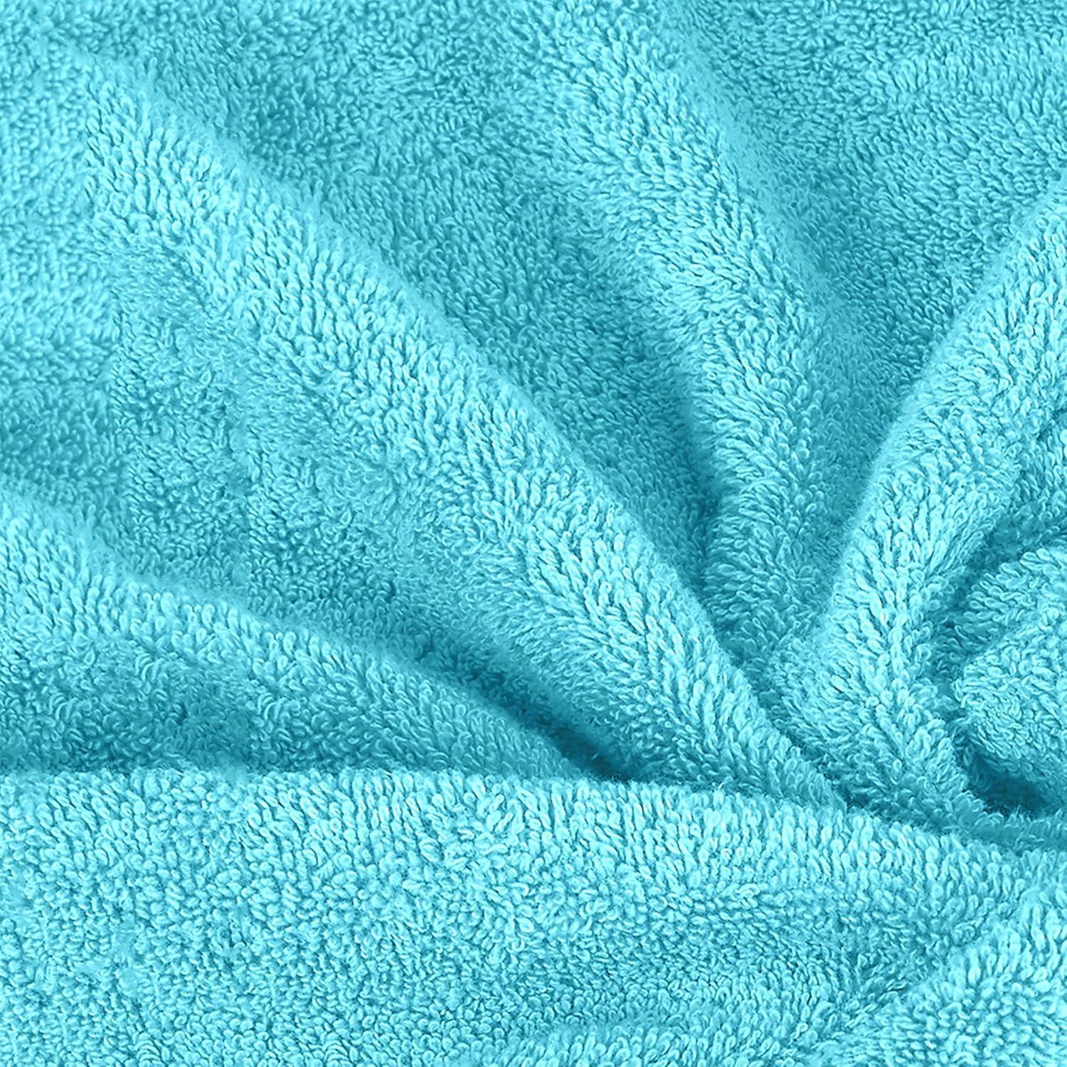 Juego de Toallas de Lujo Mocassi 100% Algodón Turco 6 Piezas Aqua