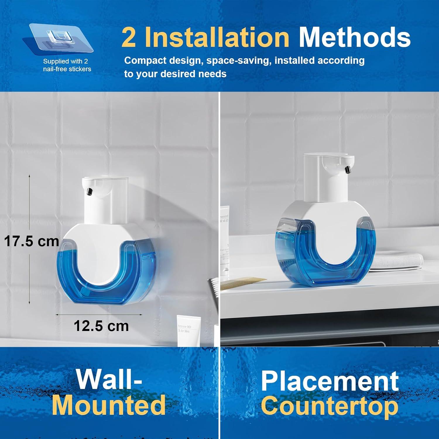 Dispensador de Jabón Automático Amyzavls 420ml Sensor Infrarrojo