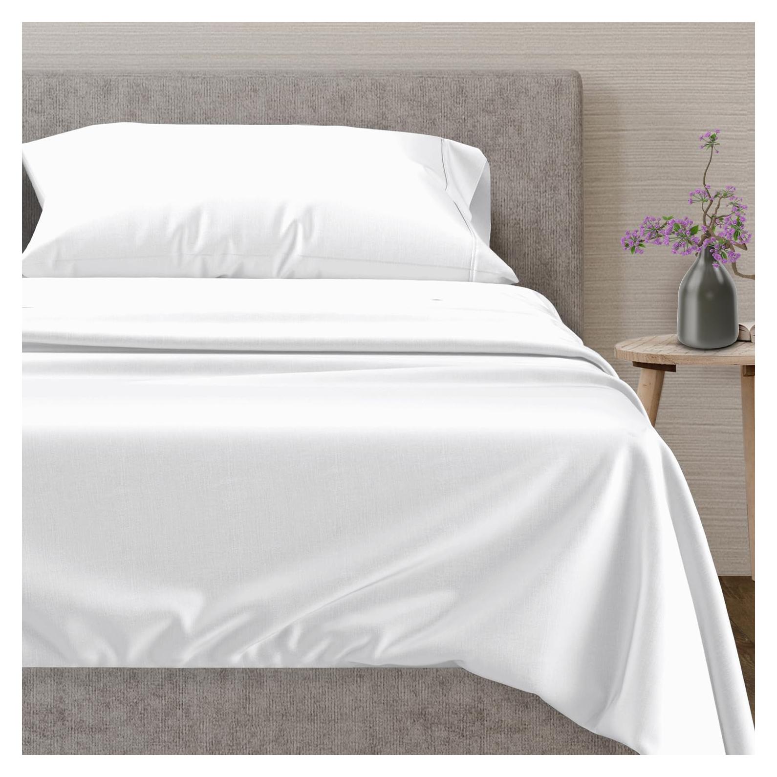 Juego de Sábanas Individual 100% Algodón Egipcio Mayfair 600 Hilos