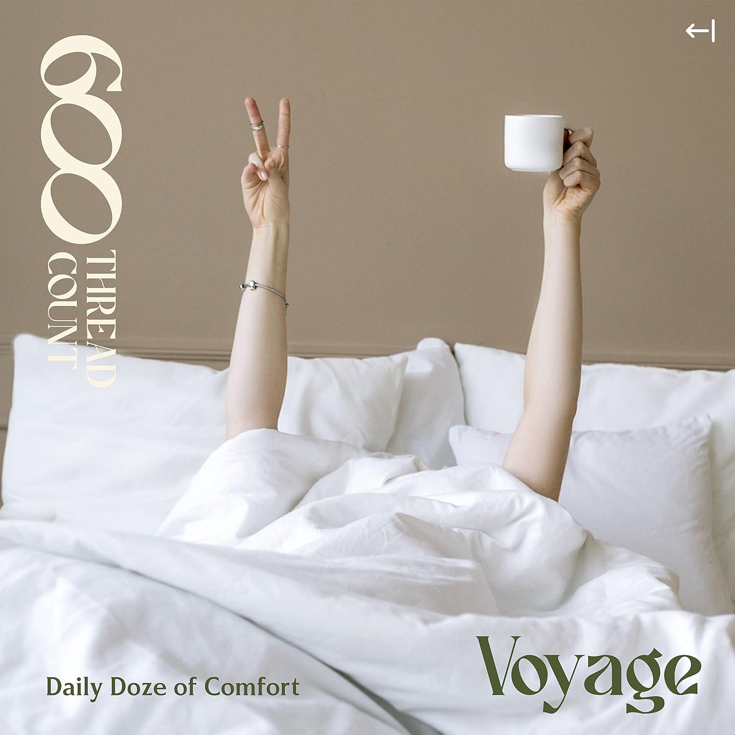 Juego de Sábanas Individual 100% Algodón Egipcio Mayfair 600 Hilos