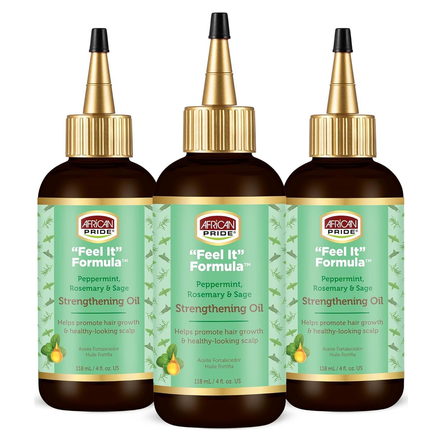 Aceite Fortalecedor de Cabello African Pride - 3x118ml