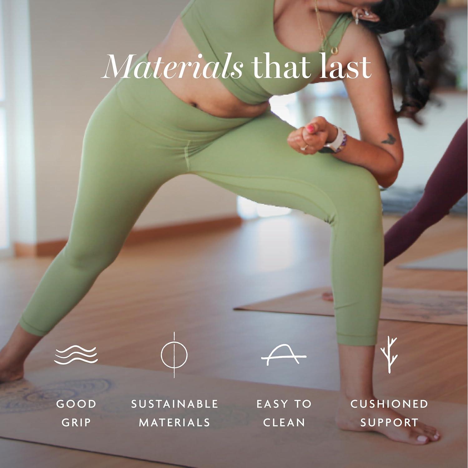 Alfombrilla de Yoga Shakti Warrior de Corcho Antideslizante 183x61cm