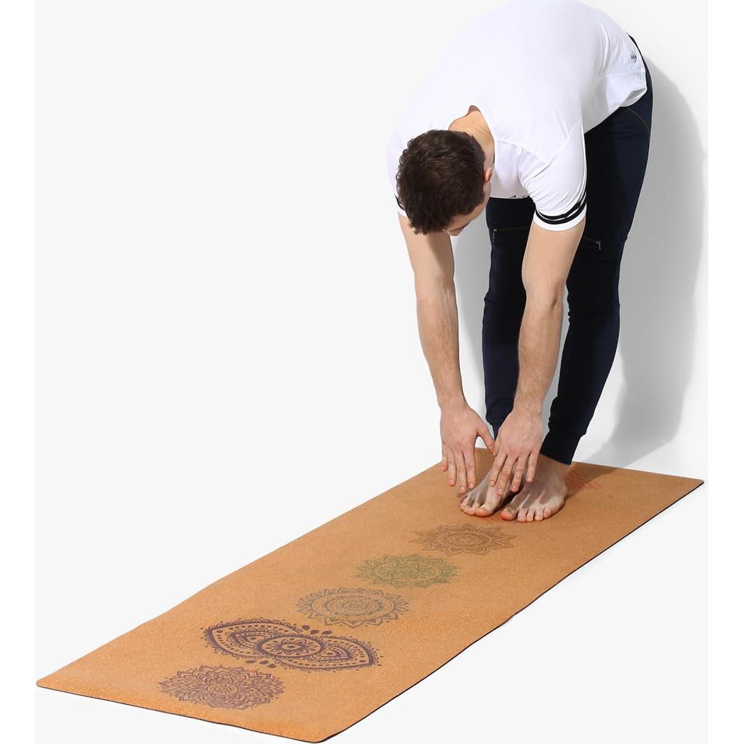 Alfombrilla de Yoga Shakti Warrior de Corcho Antideslizante 183x61cm