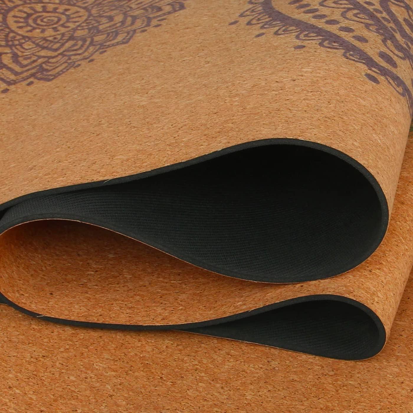 Alfombrilla de Yoga Shakti Warrior de Corcho Antideslizante 183x61cm