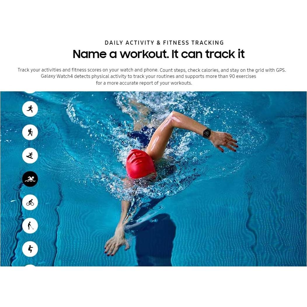 Reloj Inteligente Samsung Galaxy Watch4 44mm GPS Negro Renovado