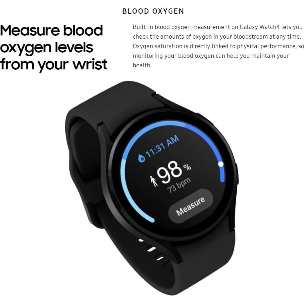 Reloj Inteligente Samsung Galaxy Watch4 44mm GPS Negro Renovado