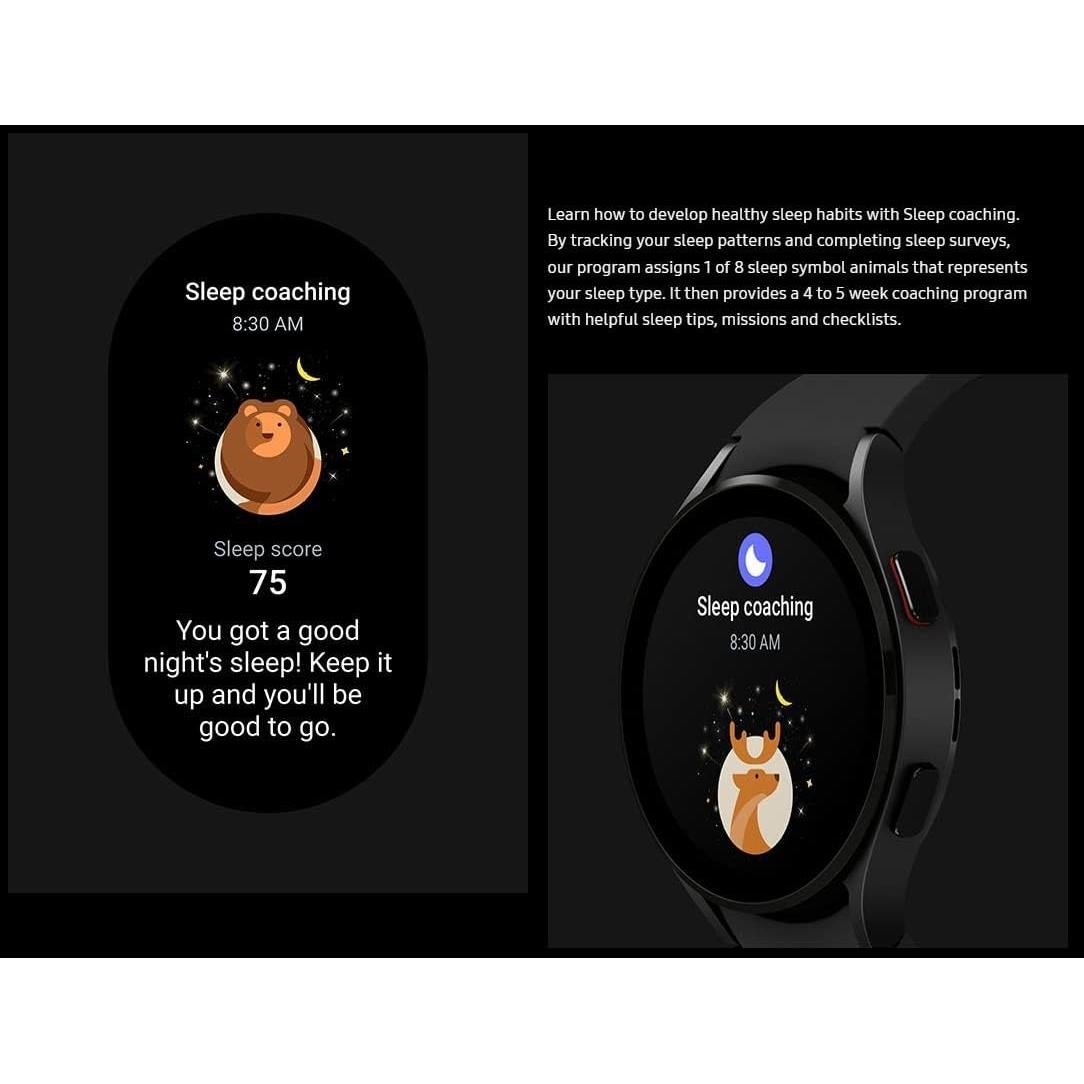 Reloj Inteligente Samsung Galaxy Watch4 44mm GPS Negro Renovado