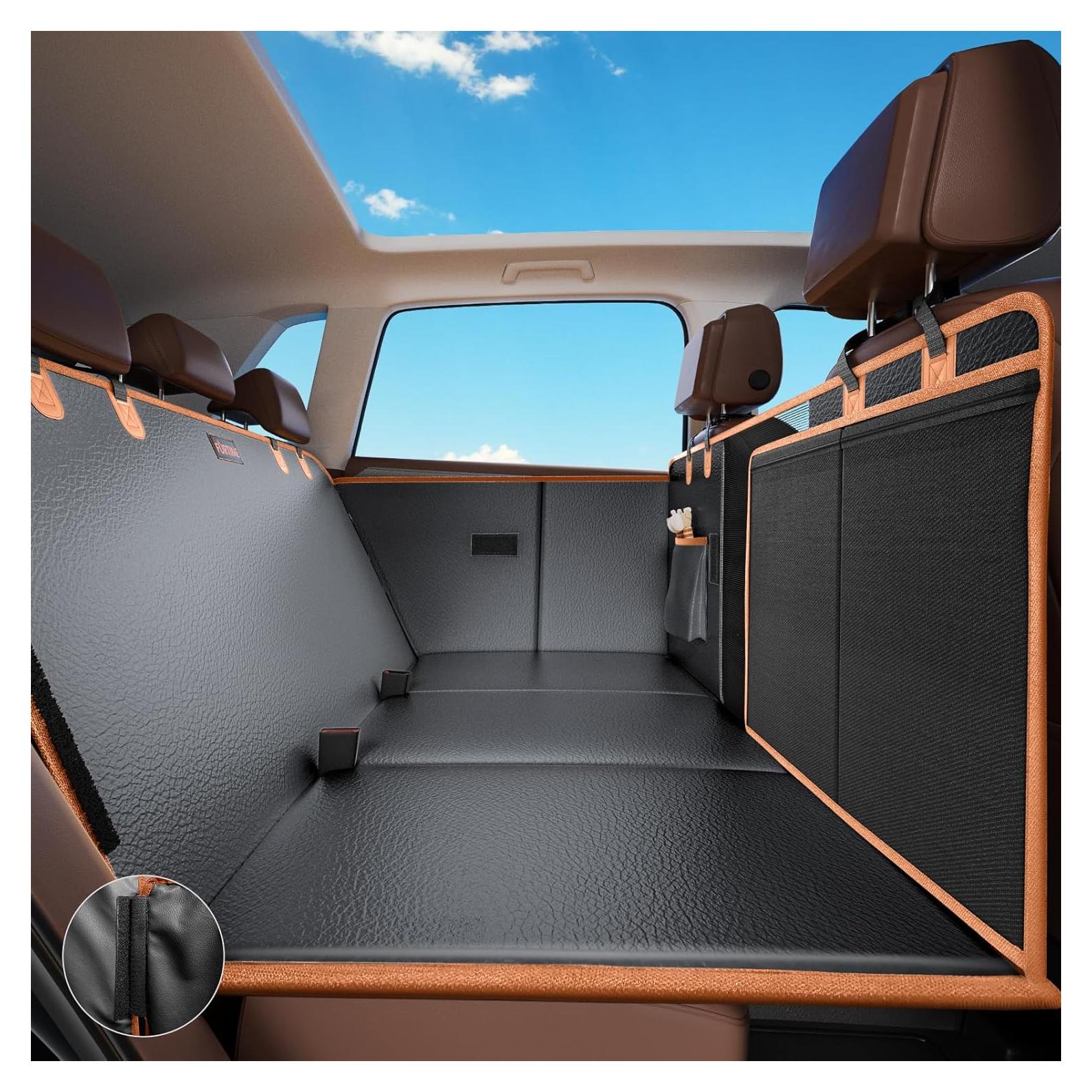 FURTIME Funda de Asiento para Perros Negro Ajuste Universal