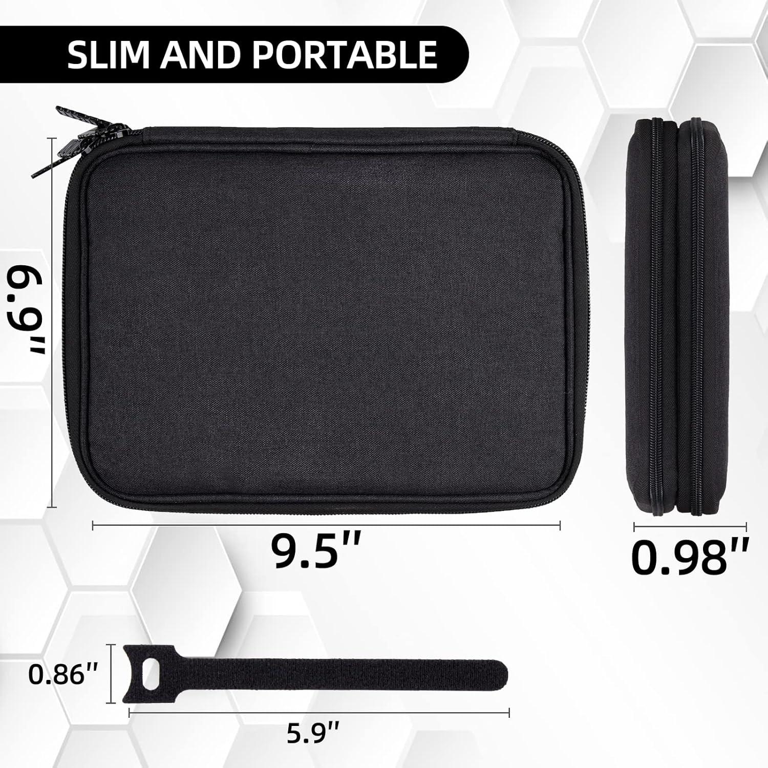 Organizador Electrónico de Viaje Shen Zhen 24.89x17.53cm Negro