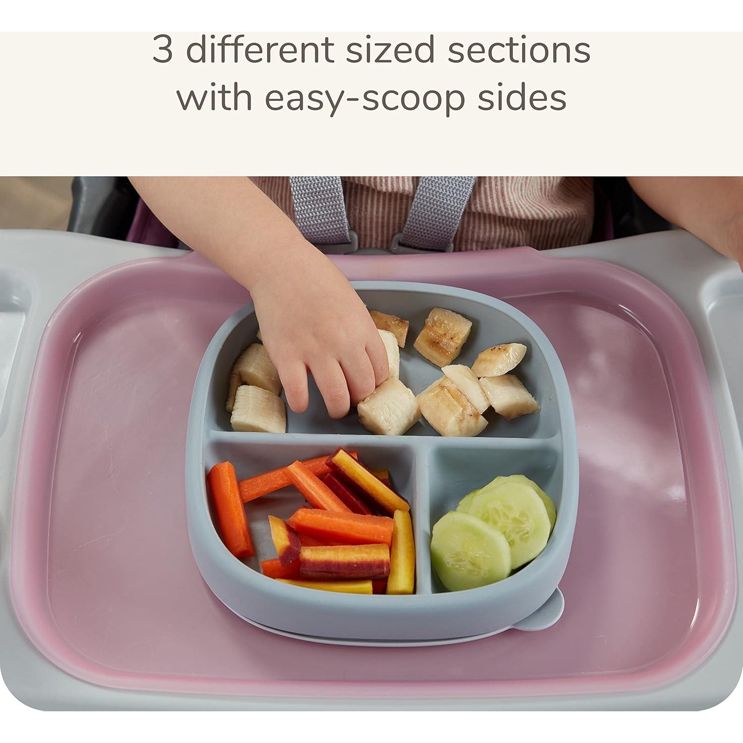 Plato de Succión NUK por Naturaleza con Tapa a Prueba de Fugas