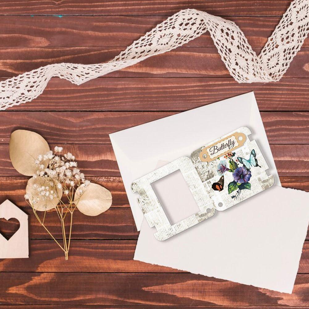 Troqueles de Corte DELORIGIN para Scrapbooking - 2 Juegos Etiquetas