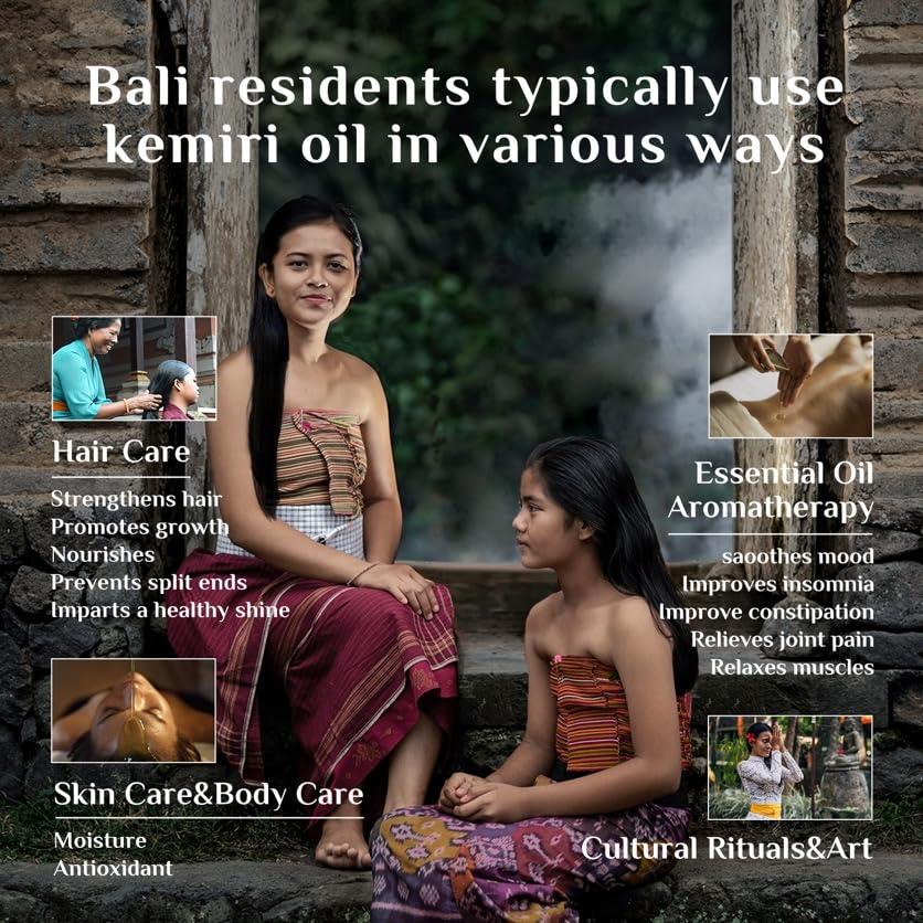 Aceite de Kemiri Bali Aga 117g - Fortalece e Hidrata Cabello