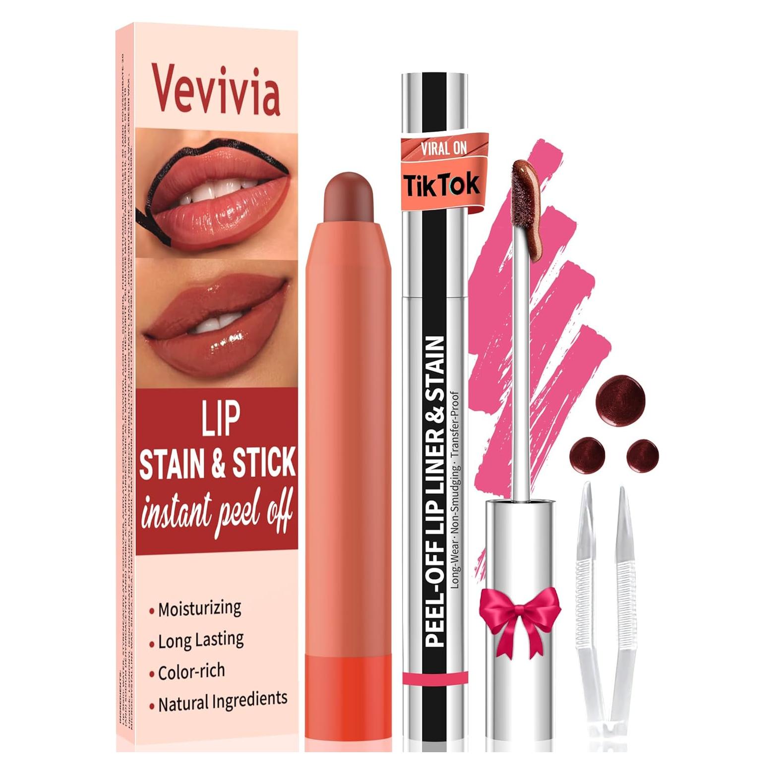 Conjunto Tinte para Labios Vevivia - Larga Duración y Balsamo