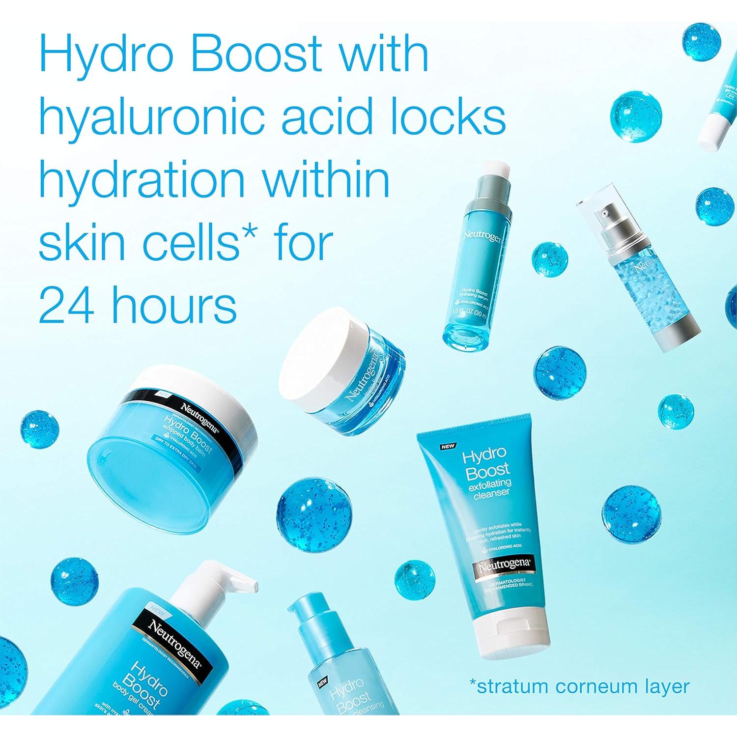 Neutrogena Hydro Boost Gel Hidratante Facial 50 ml + Limpiador 60 ml