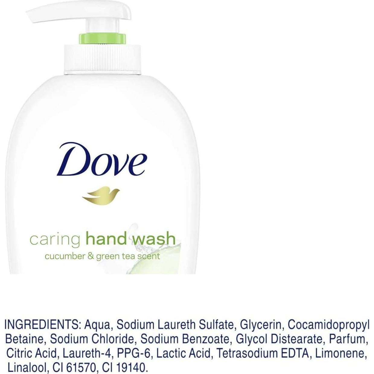 Jabón de Manos Dove Go Fresh Pepino y Té Verde 250ml x6