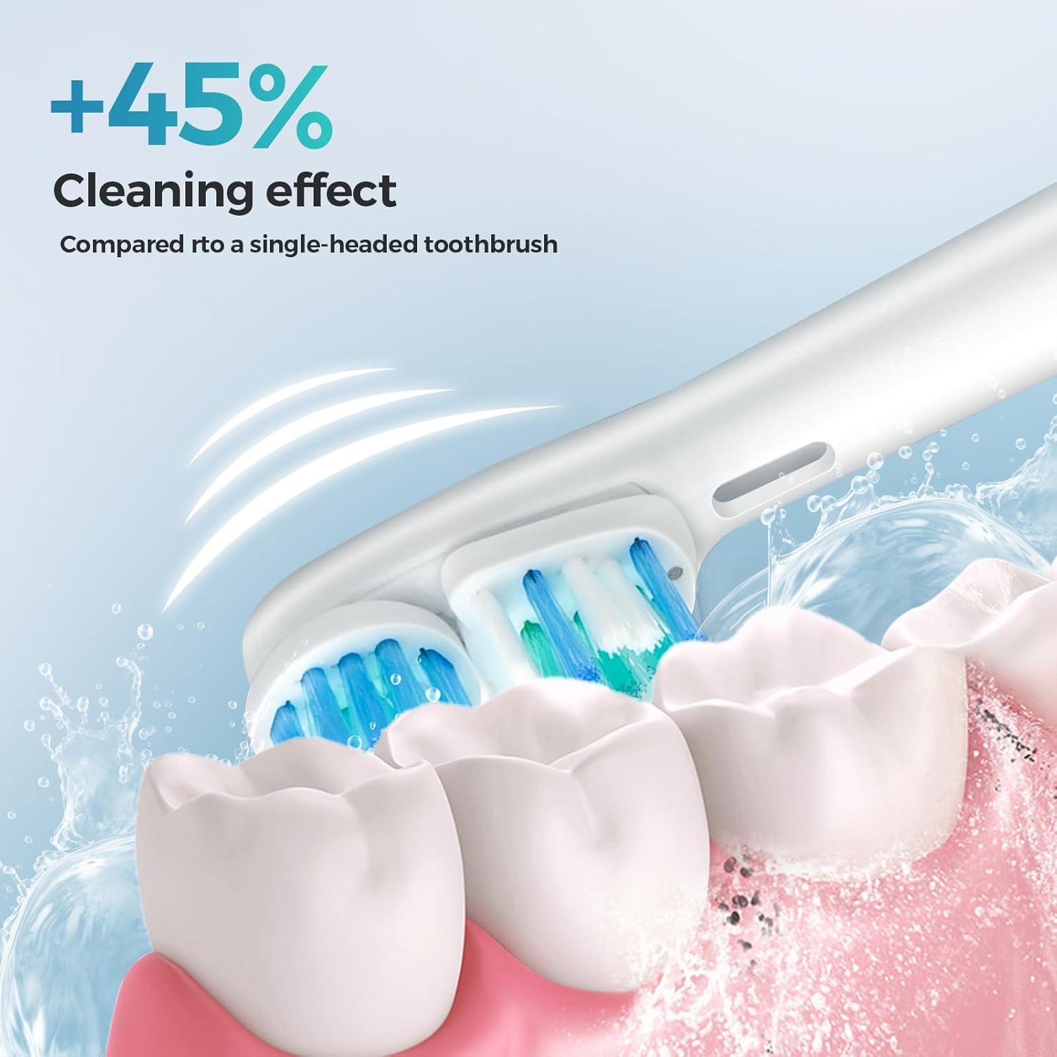 4 Cabezas de Repuesto Doble Oral-B LDHUT para Cepillo Eléctrico