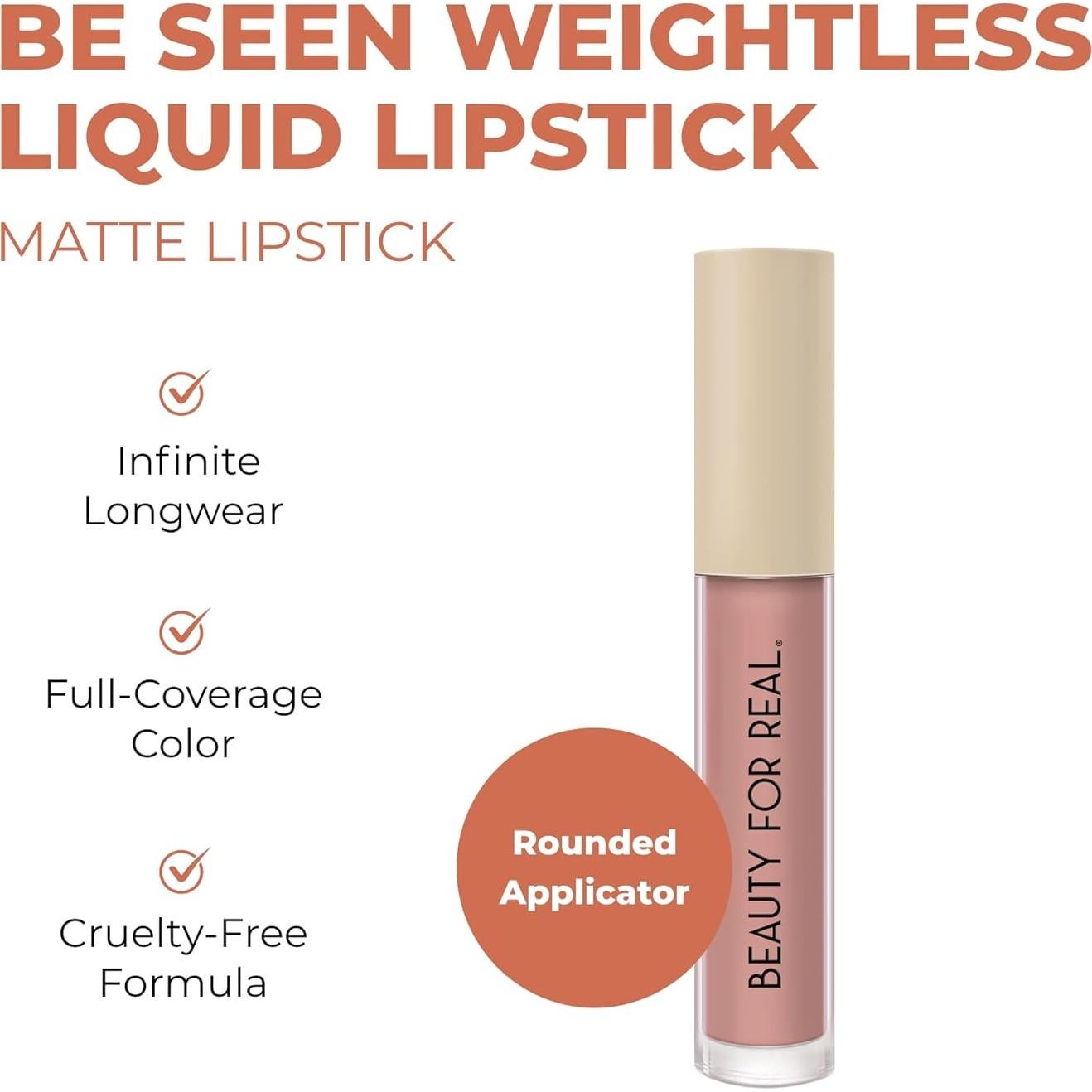 Labial Líquido Mate Beauty For Real Be Seen - Beige Nude