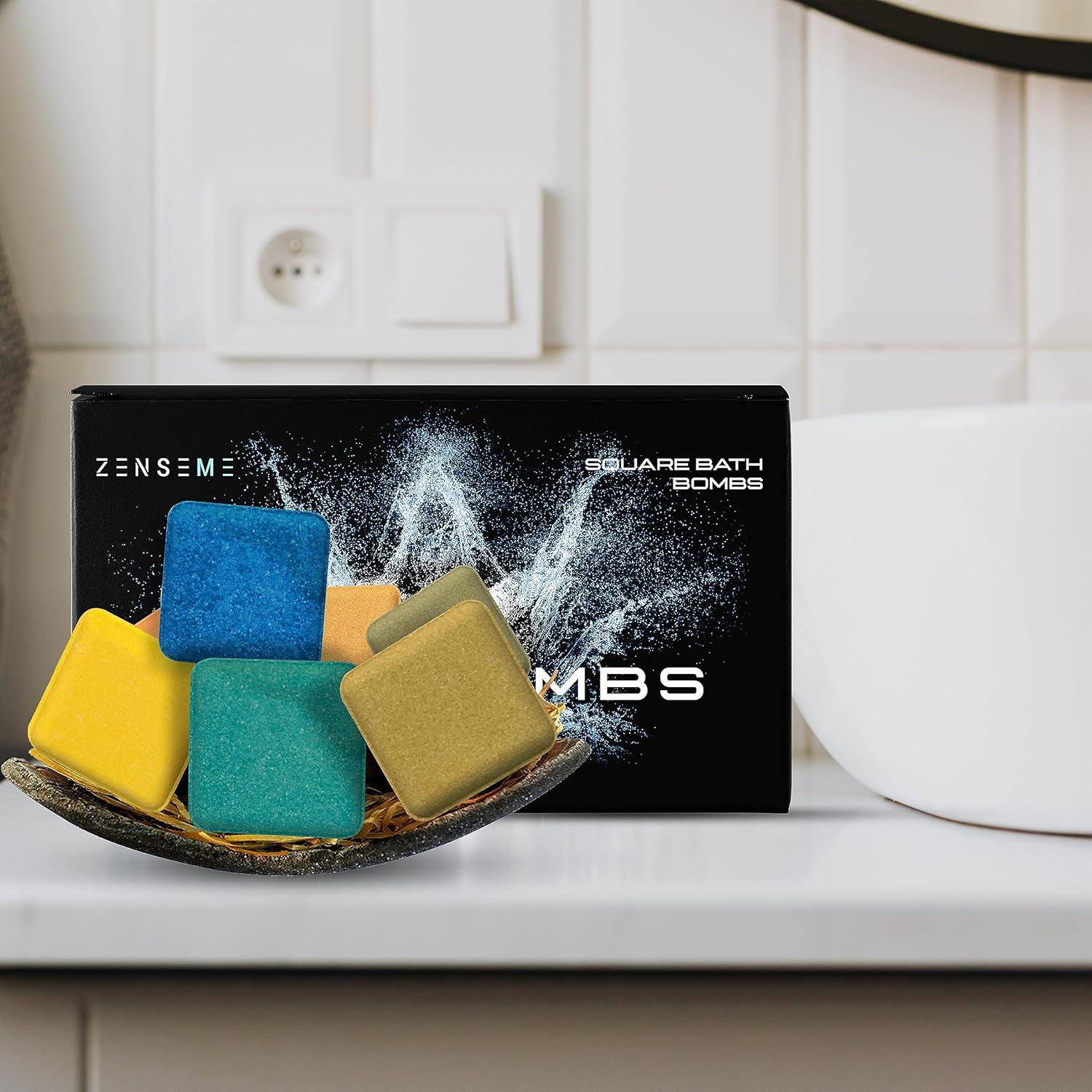 Set de 8 Bombas de Baño Orgánicas para Hombres ZenseMe