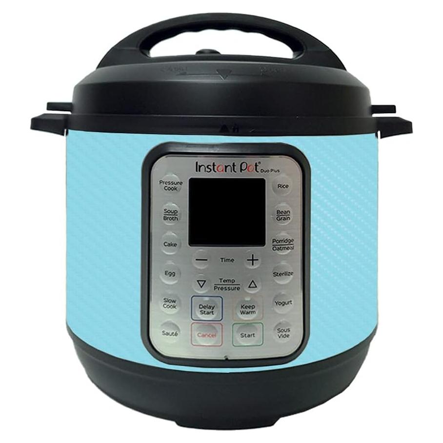 Piel de Fibra de Carbono MightySkins para Instant Pot Duo 6-QT - Azul Bebé