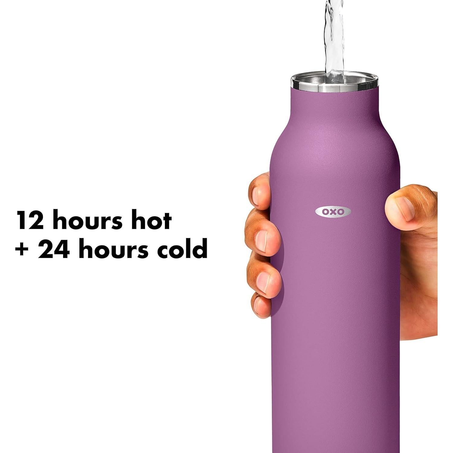 Botella de Agua Aislada OXO Strive 475 mL Acero Inoxidable
