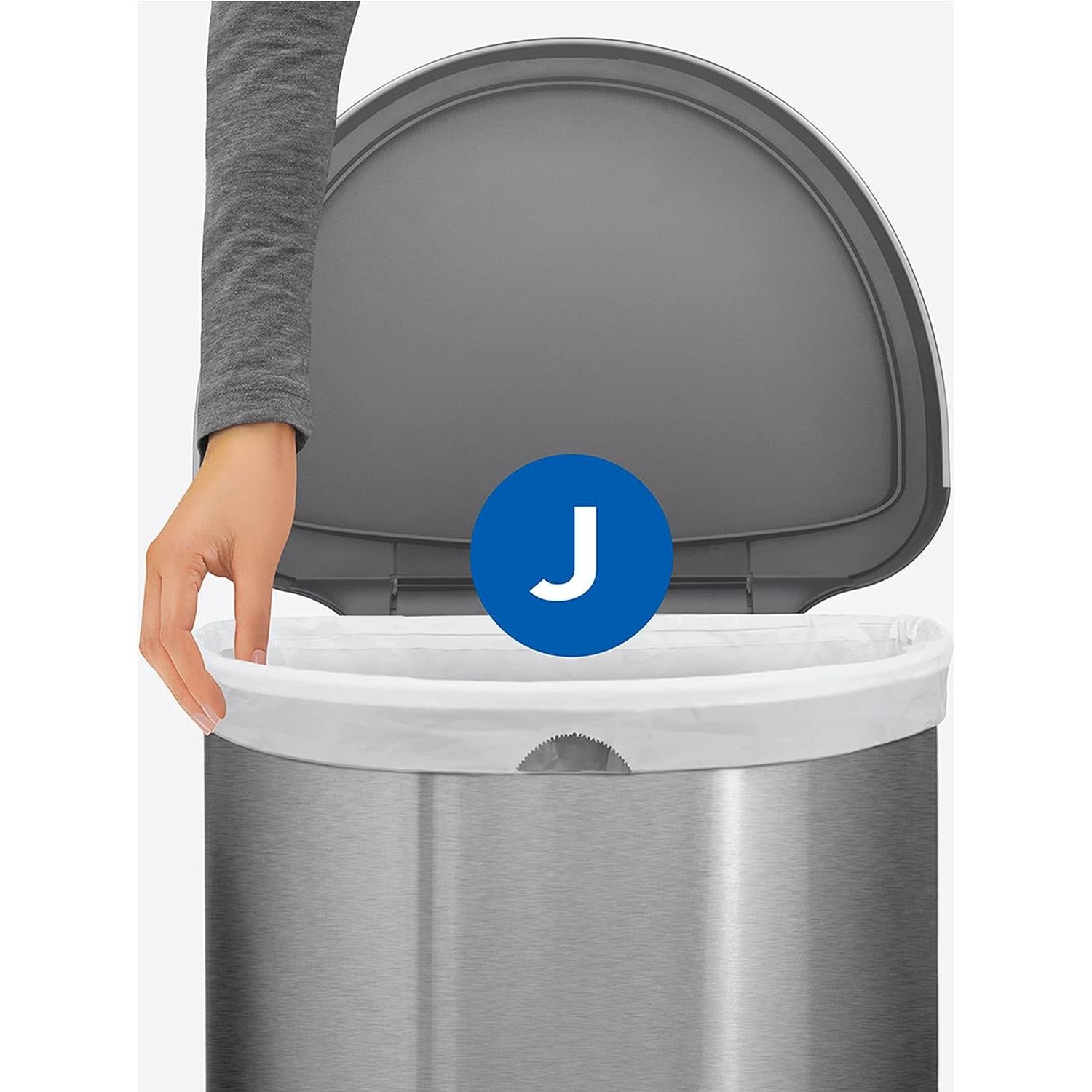 Bolsas de Basura Ajustadas simplehuman Código J 60 Contador 45L