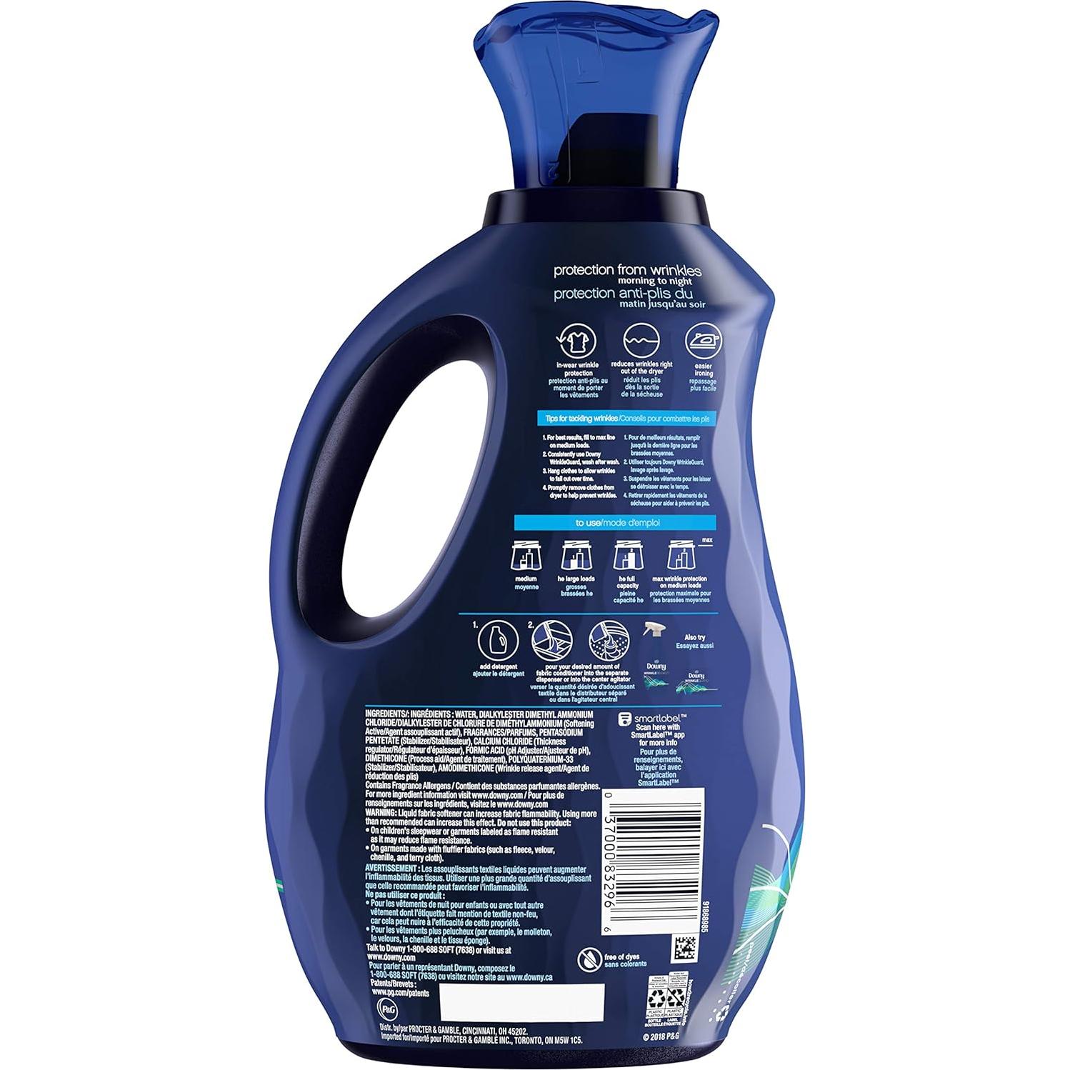 Suavizante de Telas Downy WrinkleGuard 1.42 L Fresco