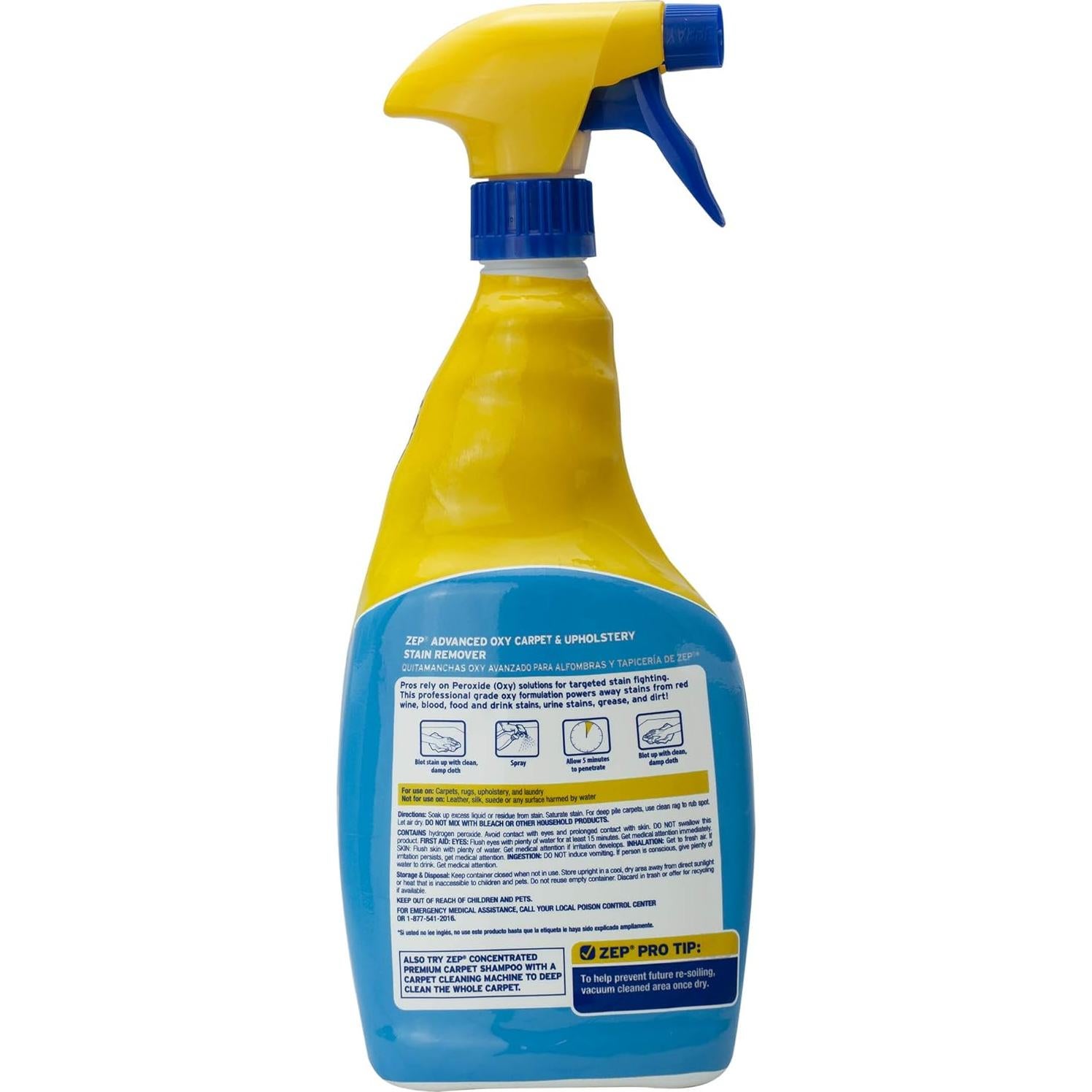 Removedor de Manchas Oxy Zep ZUOXSR32 para Alfombras 0.95 L