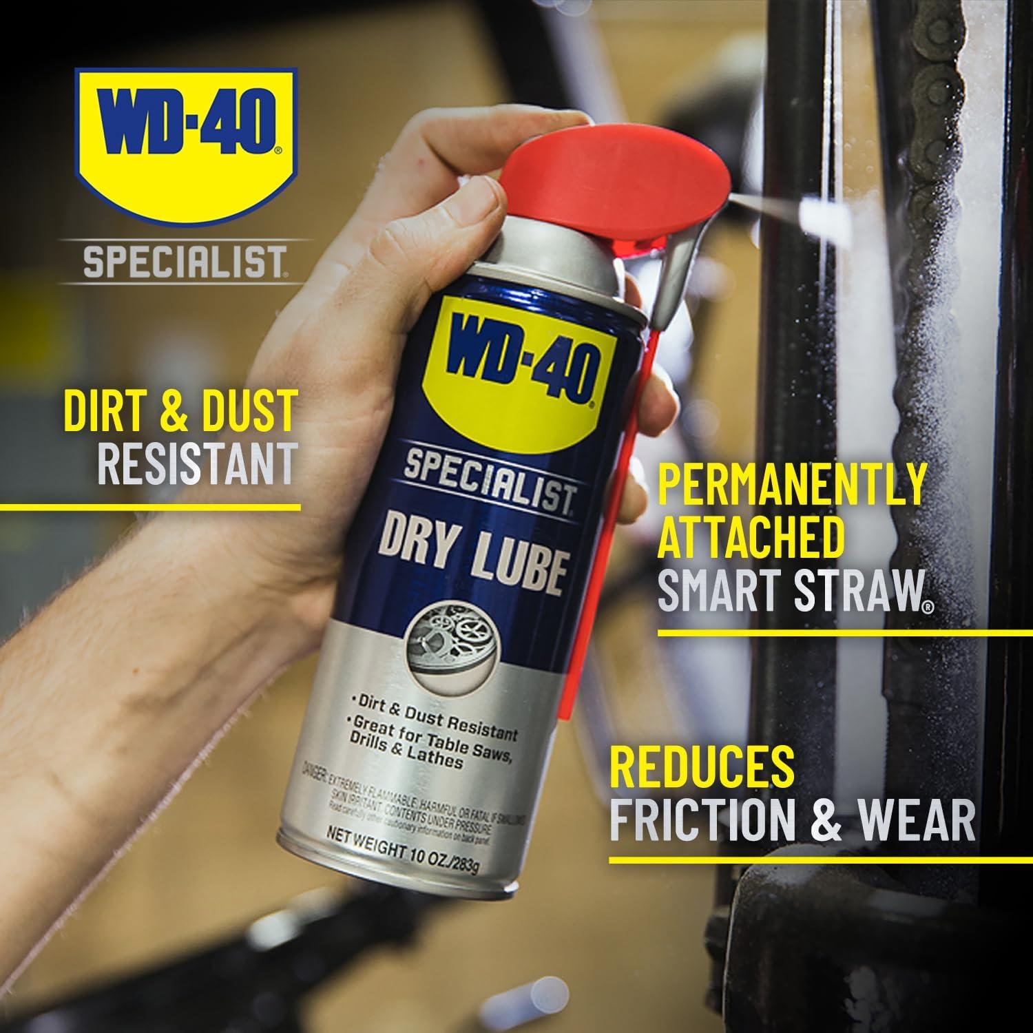 Lubricante Seco WD-40 Especialista PTFE 300059 10 oz
