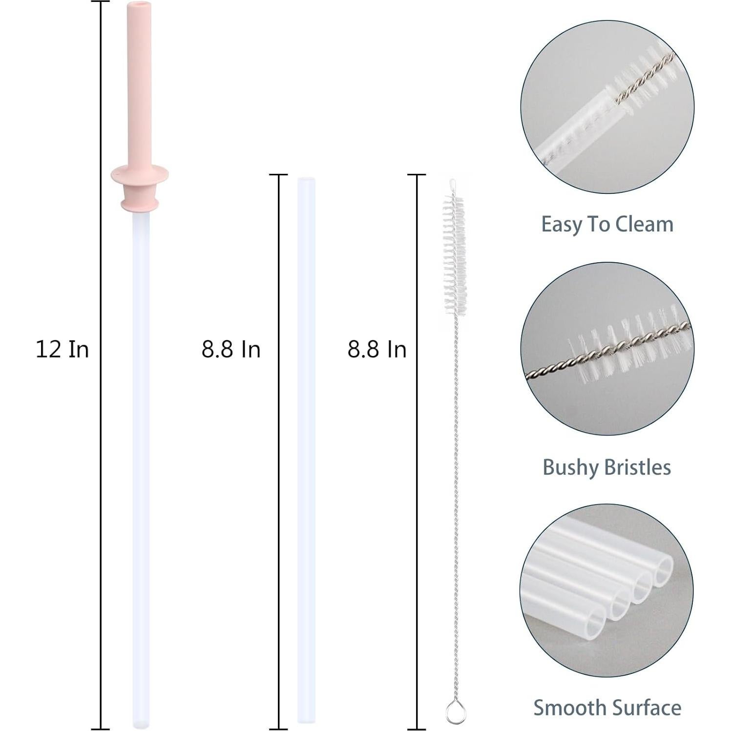 Popotes de Reemplazo KLOWOAH para Taza Hydro Flask 40oz