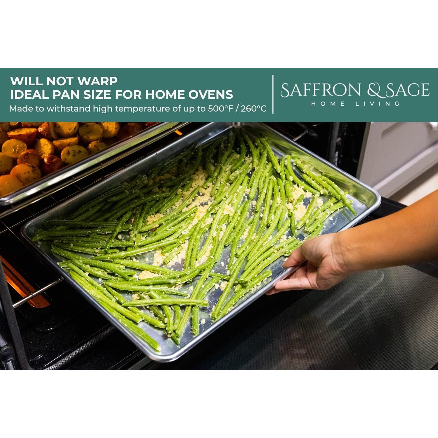 Bandeja para Galletas Saffron & Sage 2 Piezas Aluminio 45.72x33.02 cm