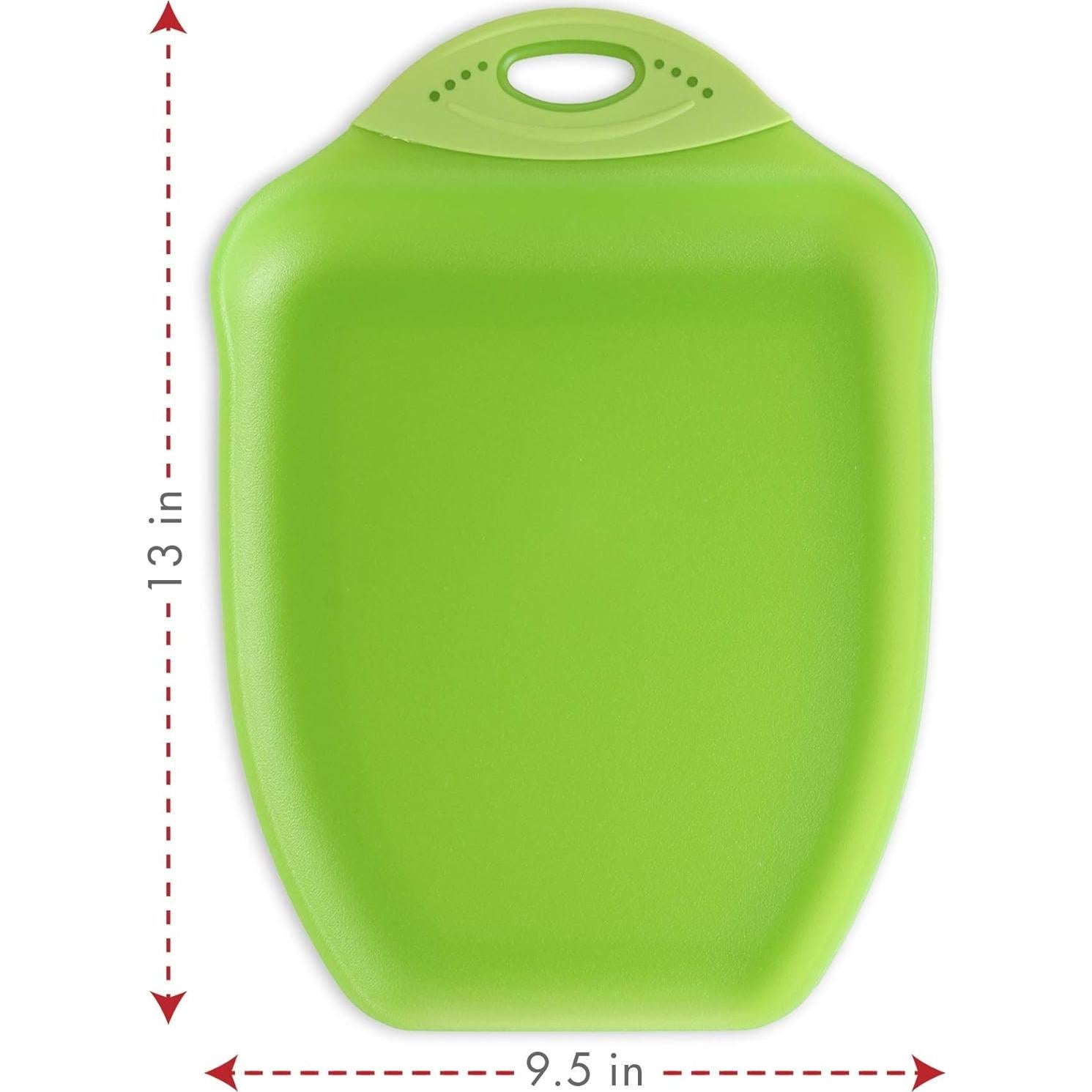 Tabla de Cortar Dexas Chop and Scoop 33x24 cm Verde