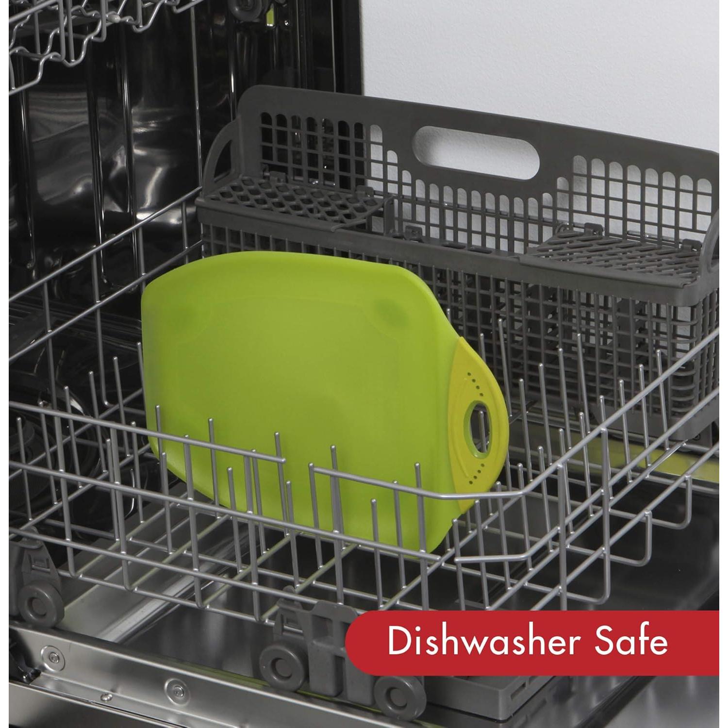 Tabla de Cortar Dexas Chop and Scoop 33x24 cm Verde