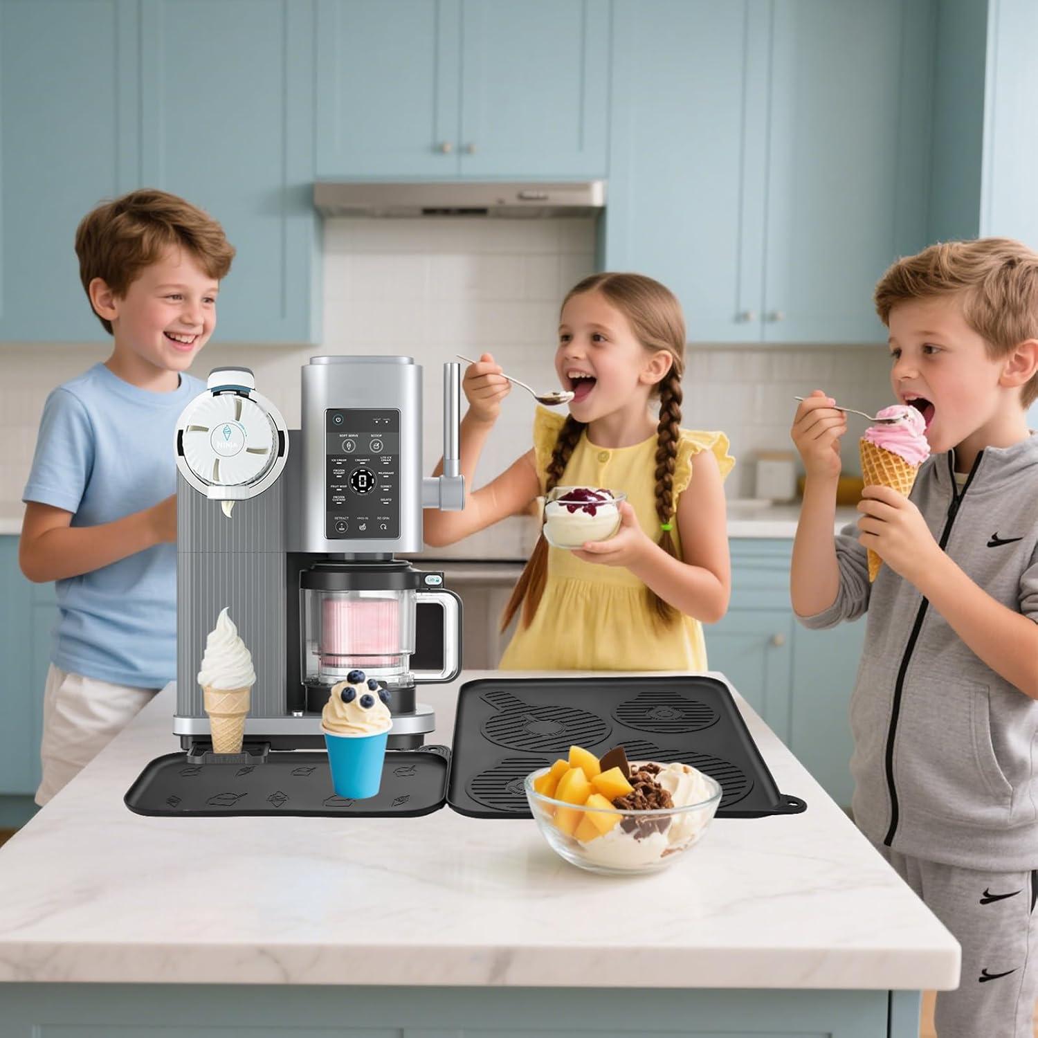 Alfombrilla de Silicona Palksky para Máquina de Helados Ninja - 2 Piezas