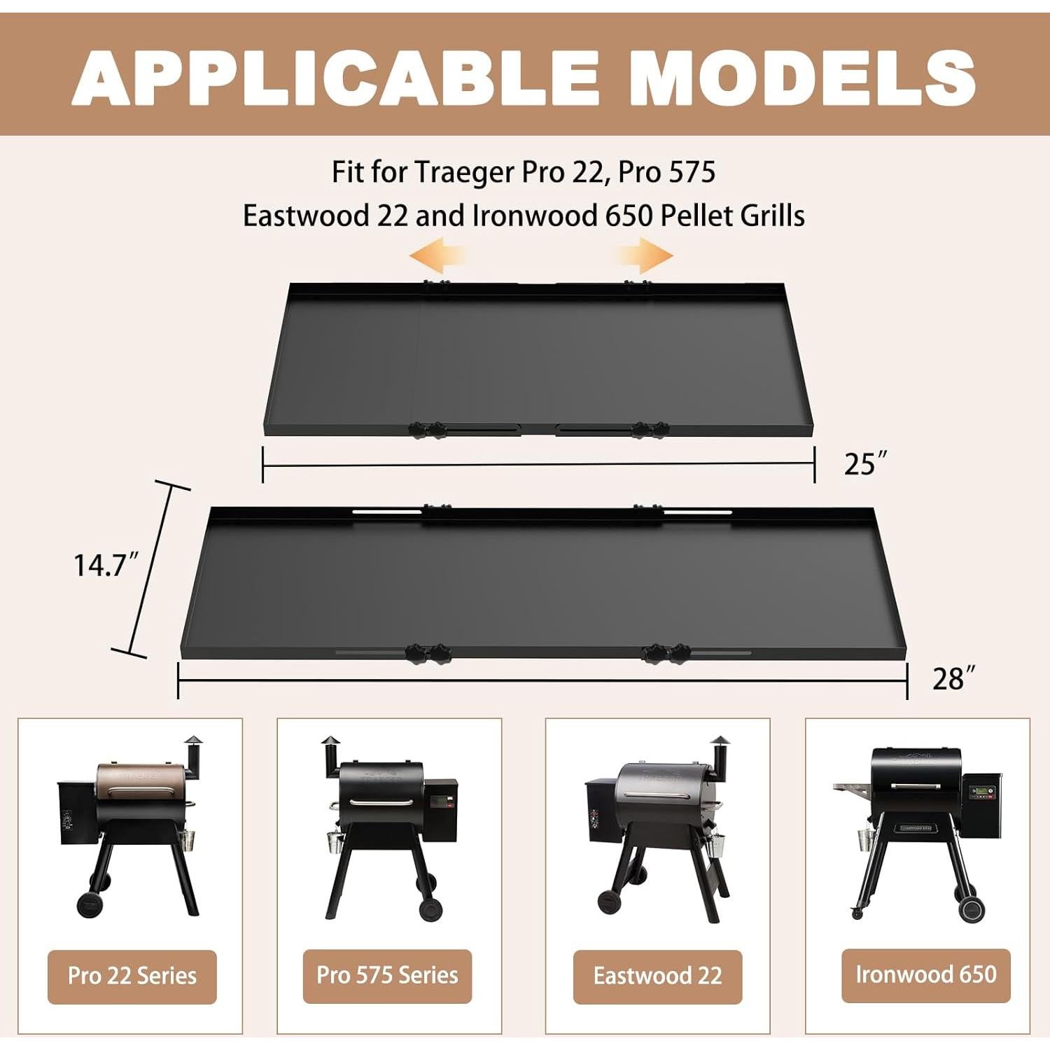 Estante de Almacenamiento para Parrilla Traeger Pro 22/575/650