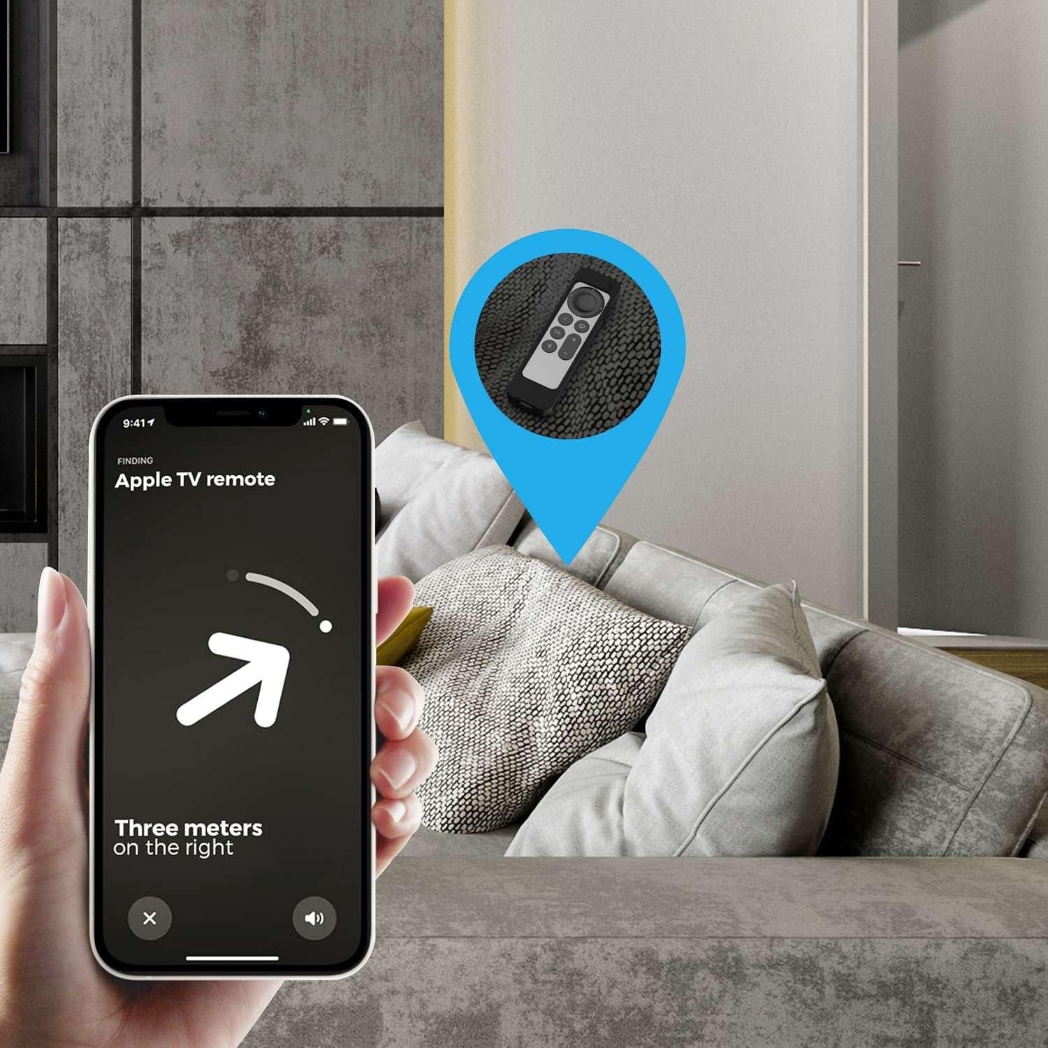 Funda de silicona IFCASE para Apple TV 4K 2021/2022 con soporte