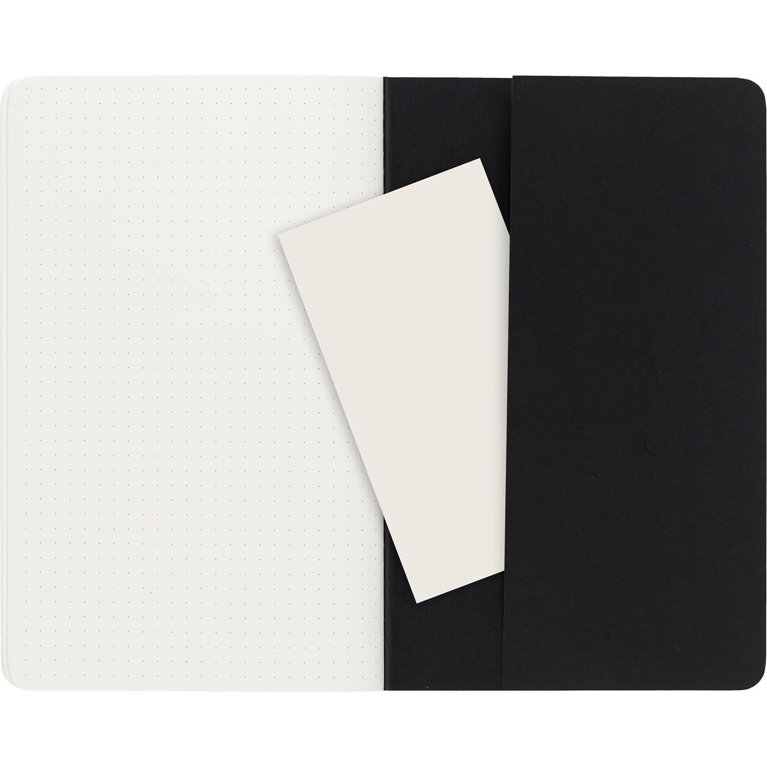 Cuadernos Moleskine Cahier Grande Negro Puntos - Juego de 3