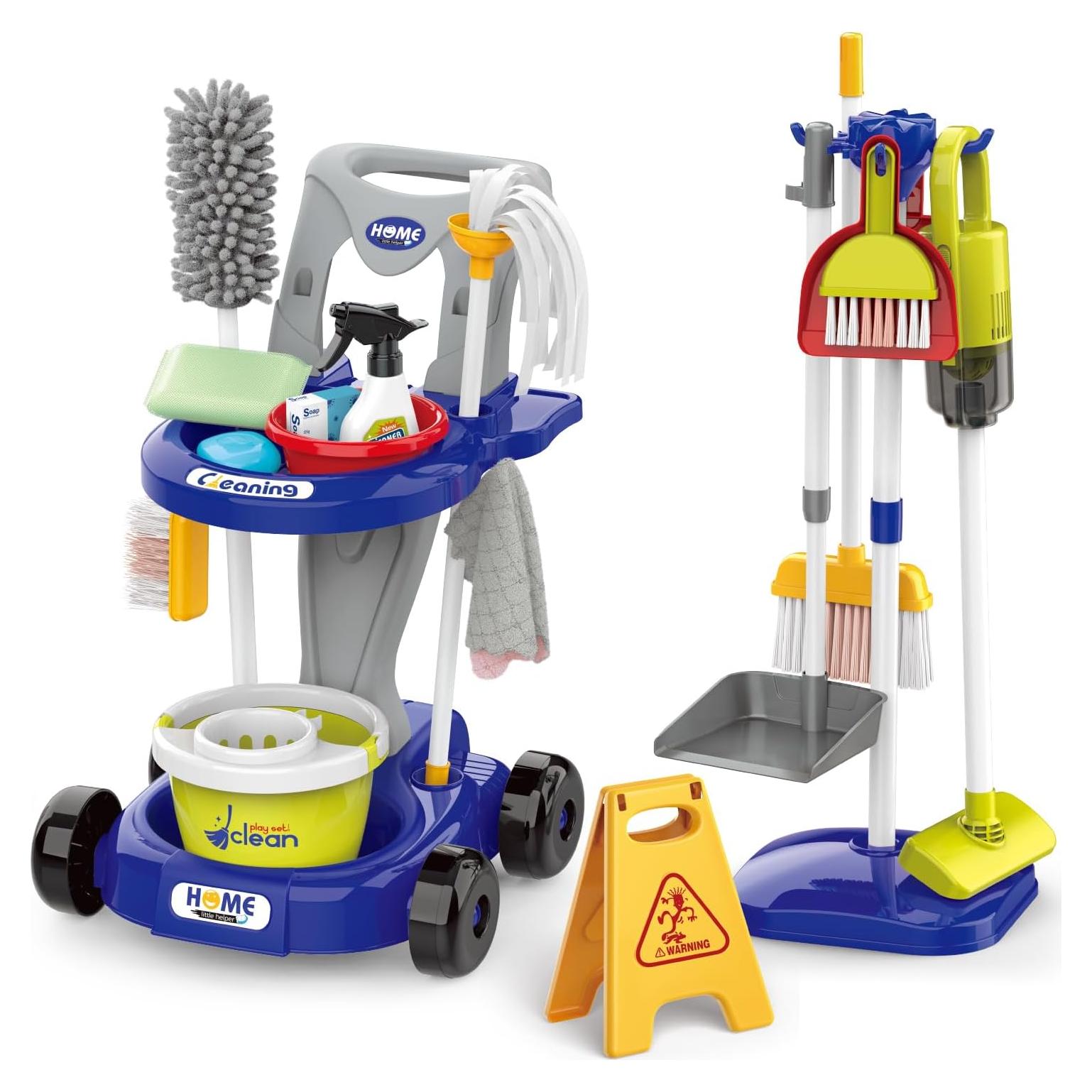 Juego de Limpieza para Niños Sotodik 29 Piezas Azul