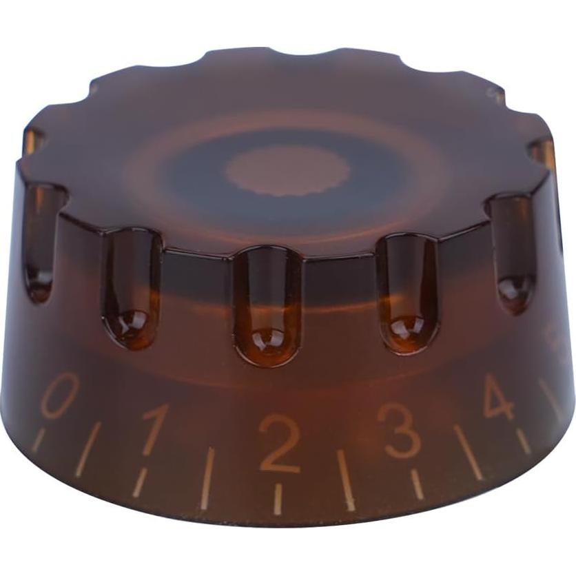 4 Perillas de Guitarra Eléctrica Marrón XIYANGJUAN 6mm