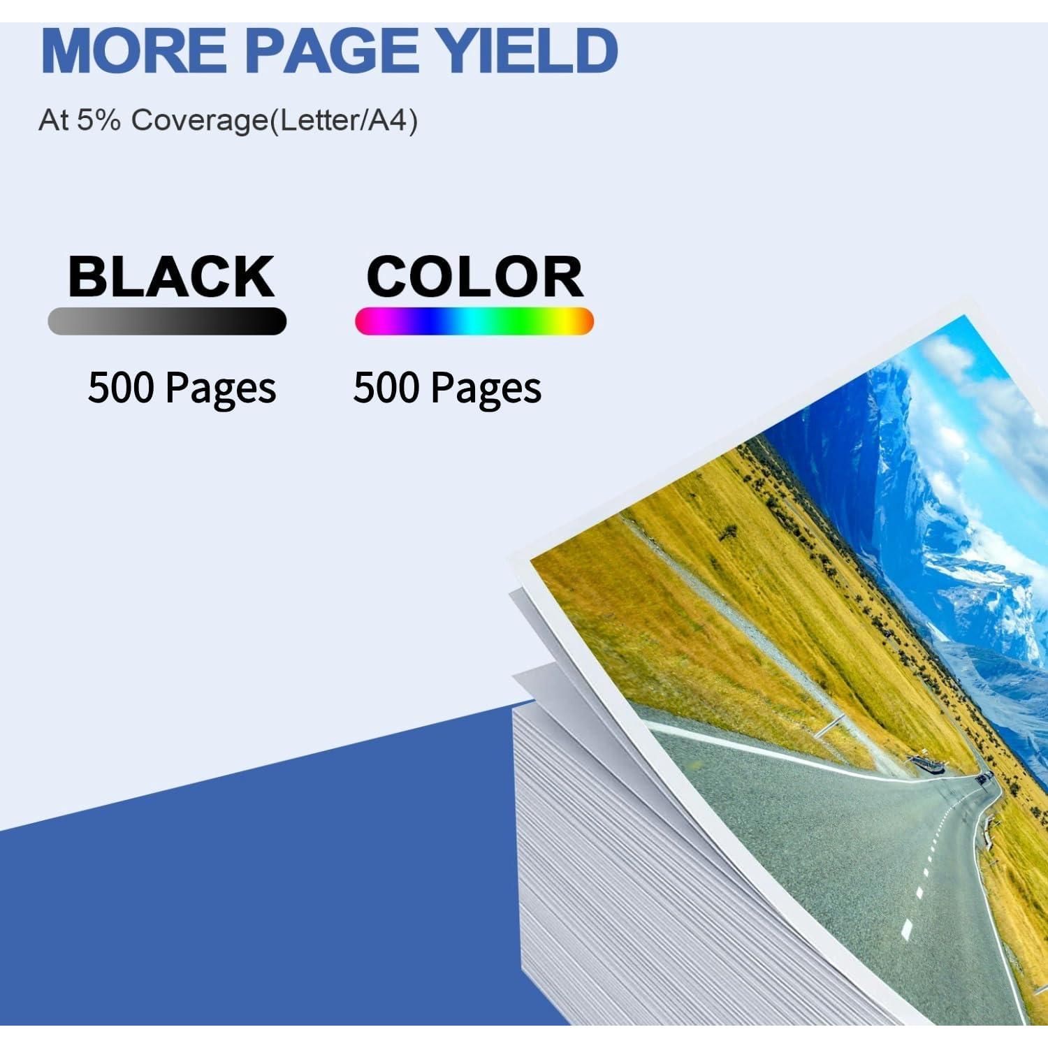 Cartuchos de tinta NEXTPAGE LC401XL para Brother MFC-J1010DW - Paquete de 4