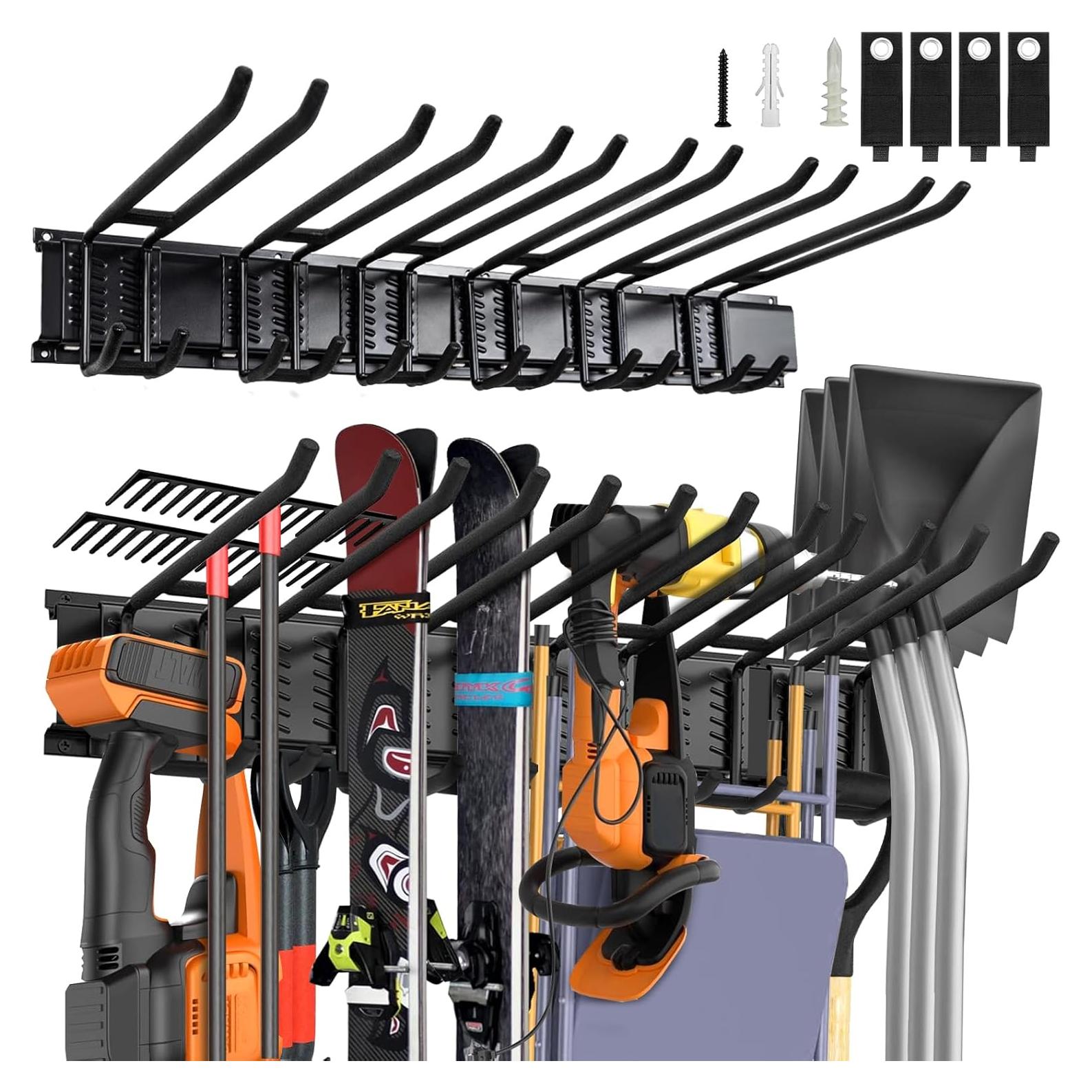 Organizador de Herramientas de Jardín YOUNITA 121.92 cm 6 Ganchos