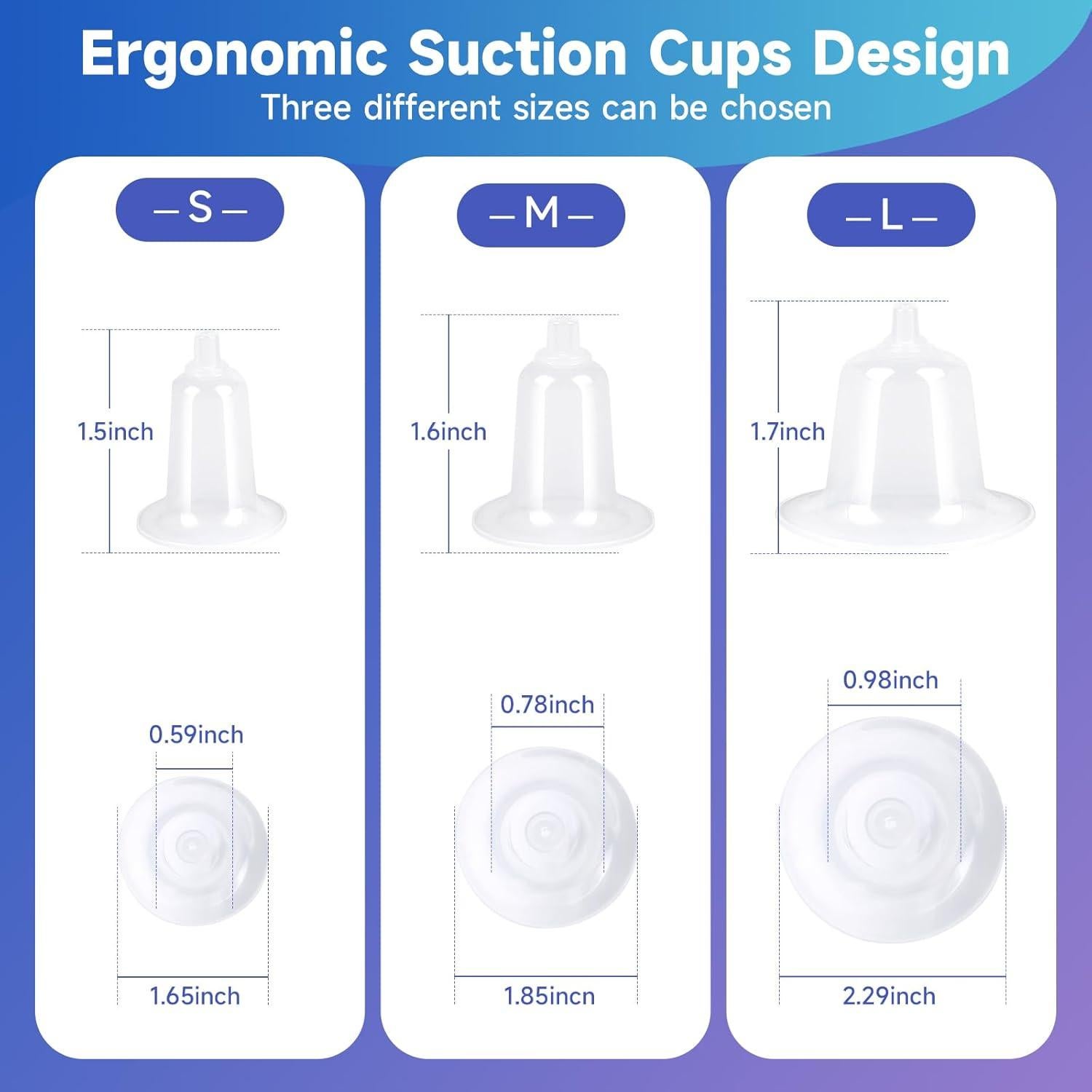 Corrector de pezones invertidos eléctrico LED Rosa - Portátil