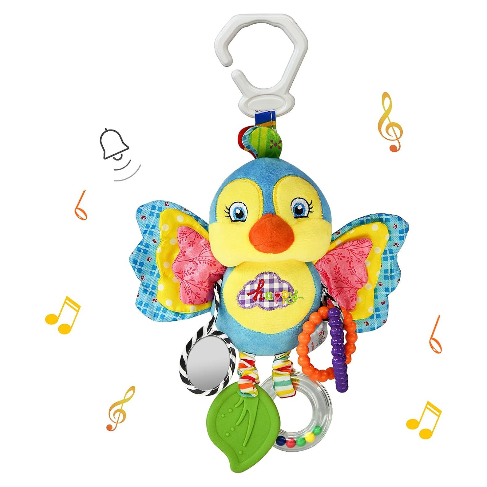 Sonajero para Bebés Tommyhome Pájaro con Mordedor y Campana