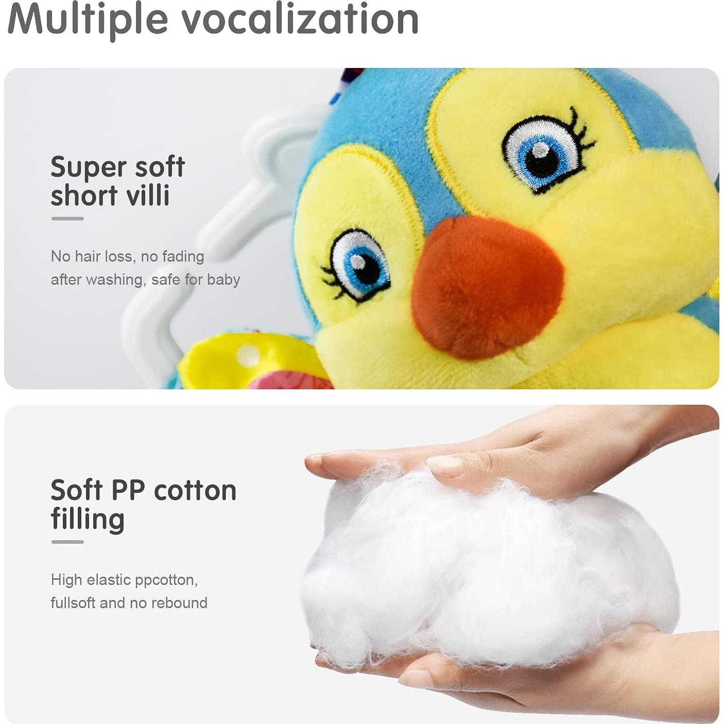 Sonajero para Bebés Tommyhome Pájaro con Mordedor y Campana