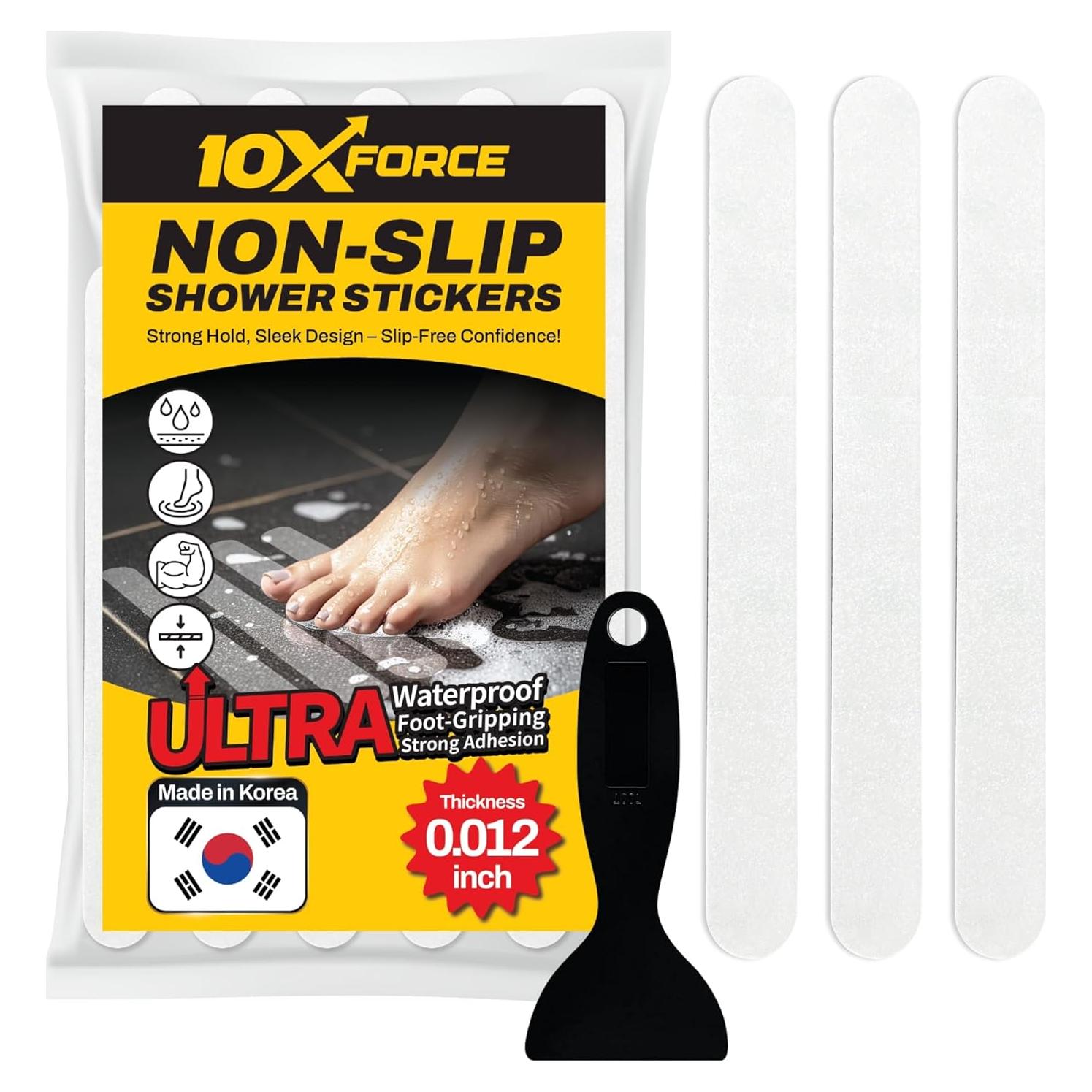 Pegatinas Antideslizantes 10XFORCE para Baño - Grano de Diamante